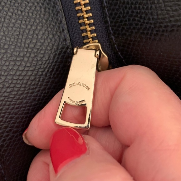 COACH Purse, Navy Blue. Great condition. - Picture 16 of 16